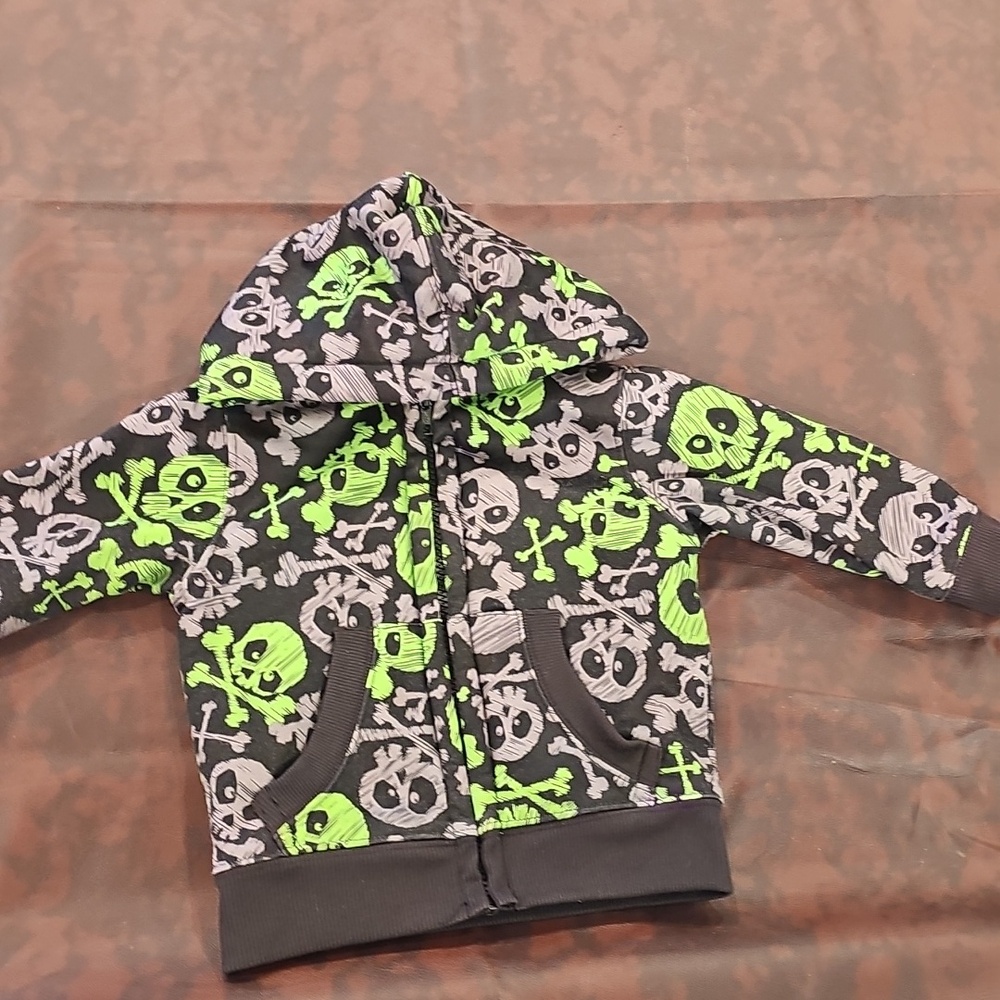 L Toddler Boys Skull Jacket For 18 Months - Picture 1 of 8
